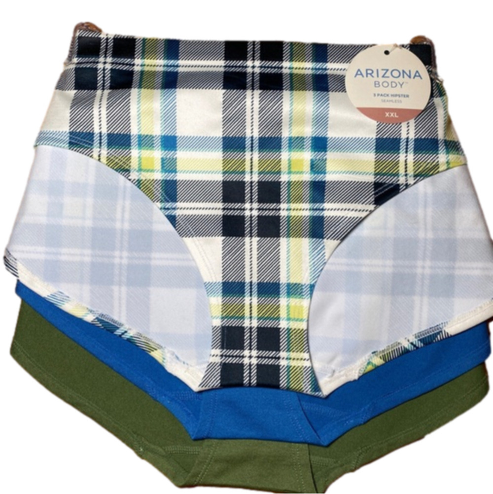 ARIZONA Body 3-pc. Seamless Multi-Pack Hipster Panty size‎ XXL
